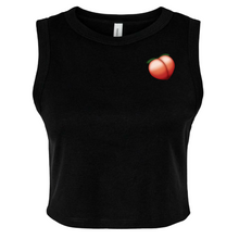 Load image into Gallery viewer, ‘Pretty as a peach’ cropped tank top
